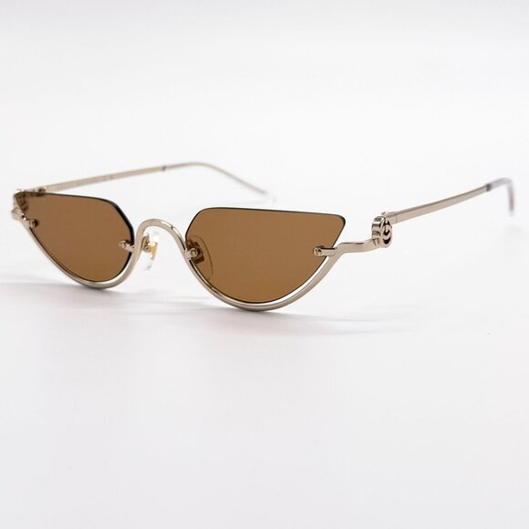 NEW GUCCI SUNGLASSES GOLD WOMEN CAT EYE EYEWEAR GUCCI GG1603S 002 main image 12